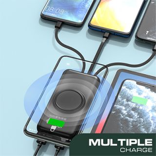 4-in-1 Fast Charging Powerbank with Wireless Charging - 10000mAh 08