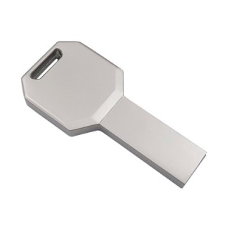Key Shaped USB Flash Drive with LED Light - 4GB