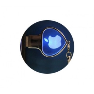 Crystal Air Drop LED Light Up USB Flash Drive - 4GB