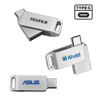 Curve Twist USB 3.0 OTG Type-C Flash Drive - 8GB