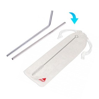 3-in-1 Stainless Steel Drinking Straw Canvas Set 08