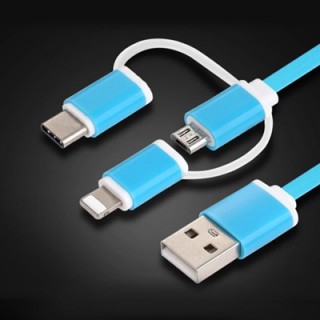 3-in-1 UNI Retractable USB Charging Cable 04
