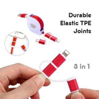 3-in-1 UNI Retractable USB Charging Cable 05