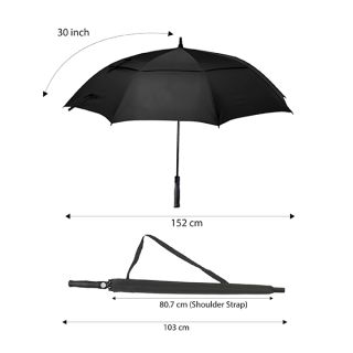 30'' Double Layer Golf Umbrella with ABS Handle 08