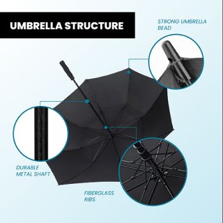 30'' Double Layer Golf Umbrella with ABS Handle 04