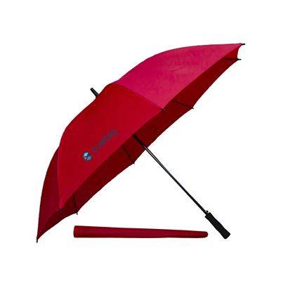30" Polyester Solid Golf Umbrella with Pouch