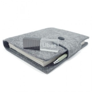 Textured Crystal USB Memory Drive with LED Light - 4GB