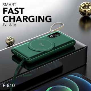 Light Up Wireless Charger Power Bank - 10000mAh 10