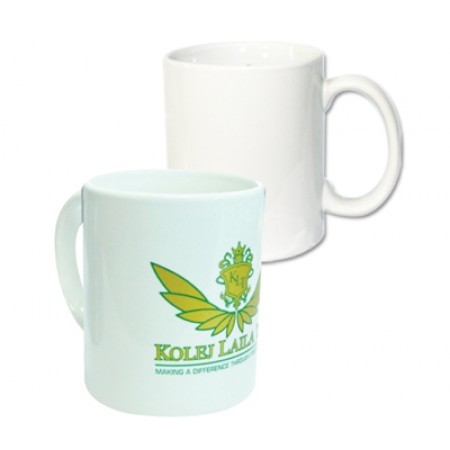 White Tempo C Handle Mug - 400ml 01
