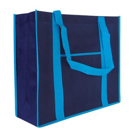 Tone Non-Woven Tote Bag with Pocket - 100gsm (375x330x125) 01