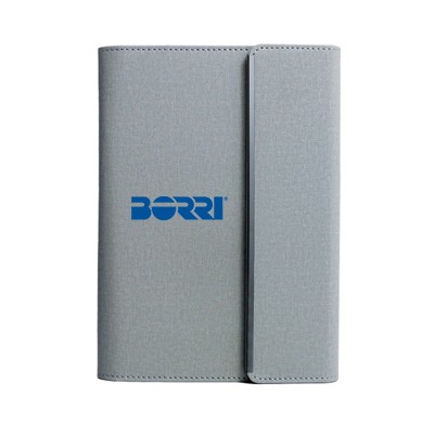 Trifold Metal Executive PU Organizer 01