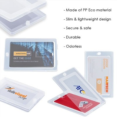 Transparent PP Box for Flip Card USB 08
