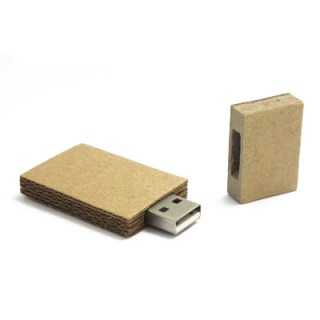 Eco Rectangle USB Flash Drive - 8GB