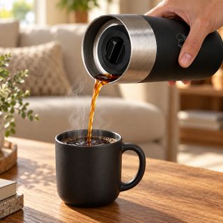 360° Drinking Stainless Steel Insulated Thermos - 480ml 02