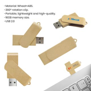 360 Swivel ECO USB Flash Drive - 16GB 08