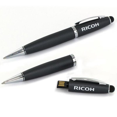 GENEVA USB Flash Drive Ball Pen with Stylus - 8GB 09