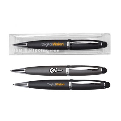 GENEVA USB Flash Drive Ball Pen with Stylus - 8GB 05
