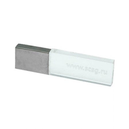 Mini Rectangular Crystal USB Flash Drive - 4GB 01