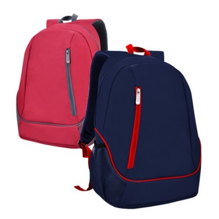 Toned Zippered Casual Backpack 01