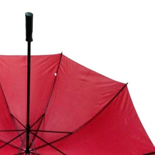 30" Black Metal Shaft Solid Umbrella 07