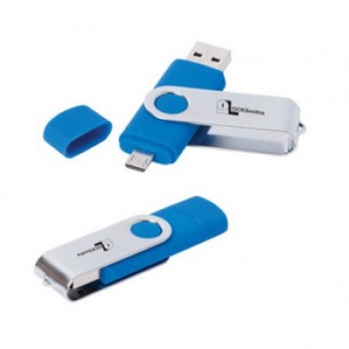 USB Flash Drive w/ Micro USB for Smartphone - 4GB 06
