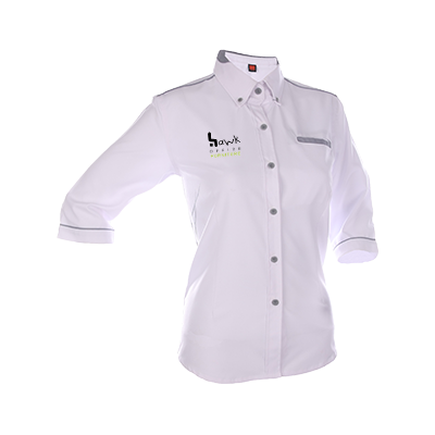 OS F1 Corporate Uniform 3/4 Sleeve 200gsm Shirt V2 05