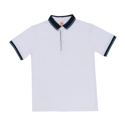 OS CVC Honeycomb Tipped Collar & Cuff 230gsm Polo Shirt V4 05