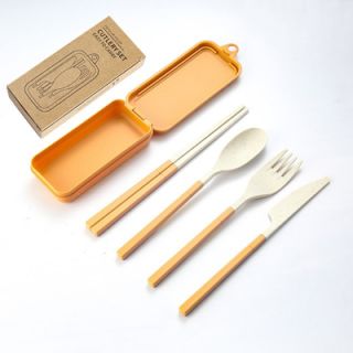 4-in-1 Colour Eco-Cutlery Set 04