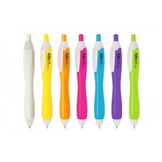 Bubble - Push Action Ball Plastic Pen