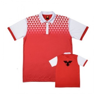 OS Diamond Polyester Unisex 150gsm Collar T-Shirt