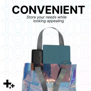 LUMIN Custom Holographic Tote Bag 05