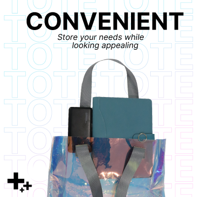 LUMIN Custom Holographic Tote Bag 06