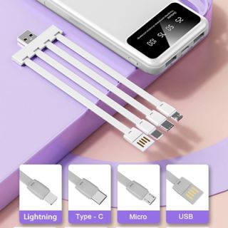 FAST Charging with 4 Detachable Cable Portable Power Bank - 10000mAh 03