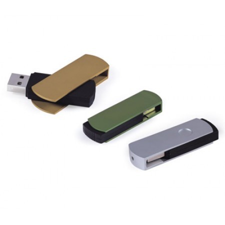 Aluminium Swivel USB Flash Drive - 4GB 01