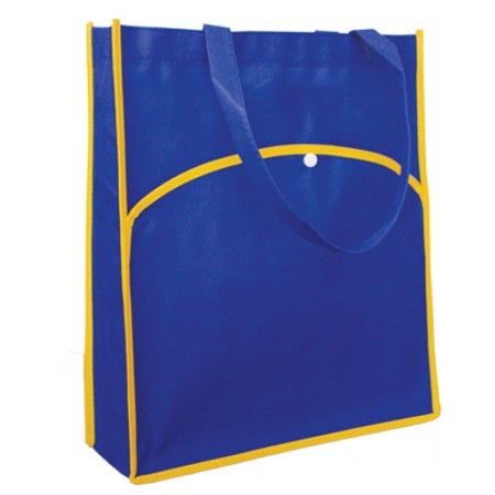 Vibrant Eco-Tote Bag with Pocket - 100gsm (340x390x100) 04