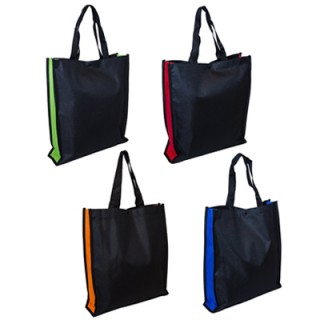 Black Base Nylon Tote Bag (395x350x85) 02