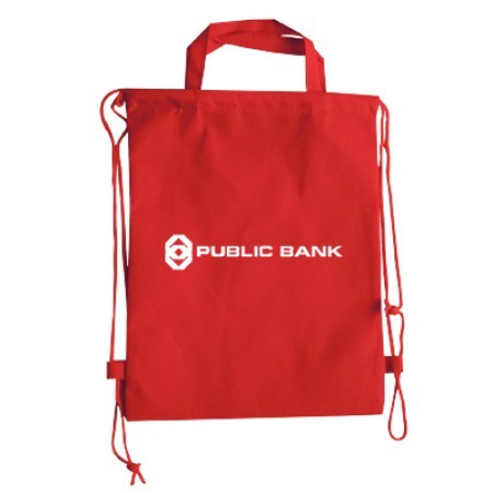 Non-Woven Drawstring with Handle - 100gsm (275x350) 01