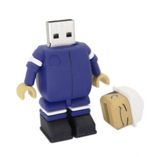 3D PVC Lego Man USB Flash Drive - 4GB