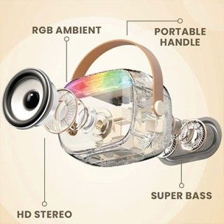 Portable Karaoke Bluetooth Speaker with Microphone 06