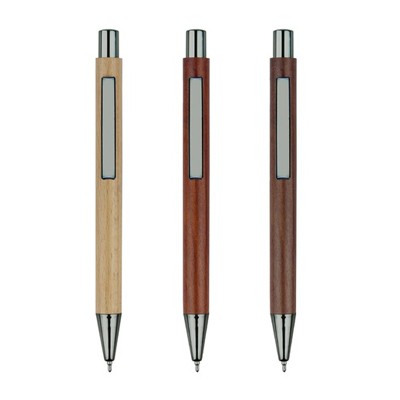 SILVERLEAF Wood Ball Gel Pen 04