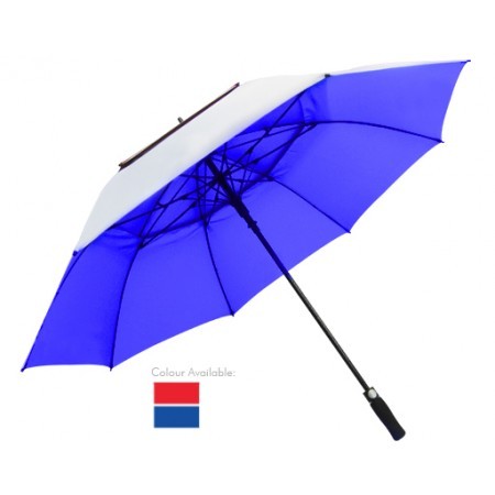 30" Silver Coated Double Layer Golf Umbrella 01