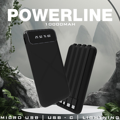 ULTRASLIM Power Bank with 4 Detachable Cable - 10000mAh 07