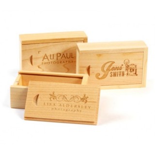 Eco-Bamboo Slide USB Box 03