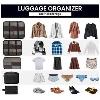 5-in-1 Polyester Travel Organizer Set 05