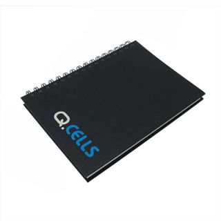 Custom Wire-O Chipboard Notebook - A5 Size