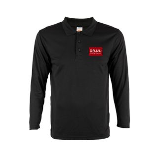 OS Quick Dry Microfiber Eyelet Long Sleeve 160gsm Polo Shirt 05