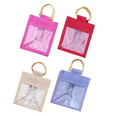  Laminated Jute Tote Bag (135x155x110) 01