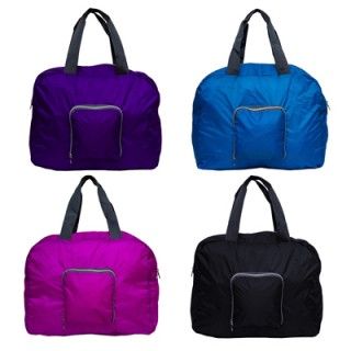 Nylon Reverse Foldable Travel Luggage Bag
