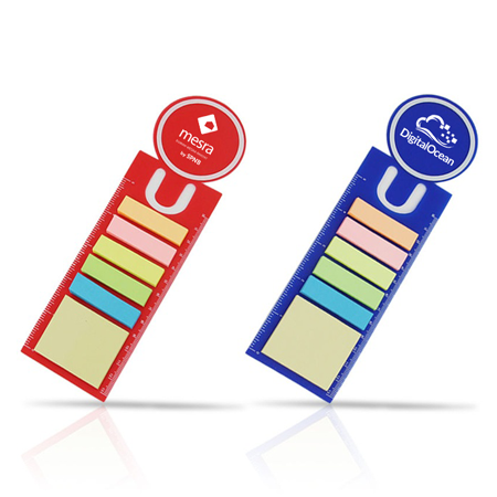 Round Bookmark with Sticky Note Pad & Ruler | Corporate Gifts & Premium ...