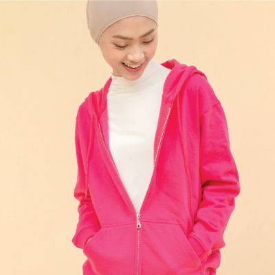 MT Gildan Asian Fit Adult Full Zip Hooded Sweatshirt 285gsm 04